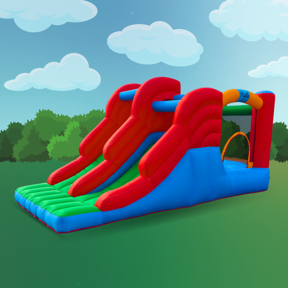 Insuflável duplo slide (até 6 anos)
